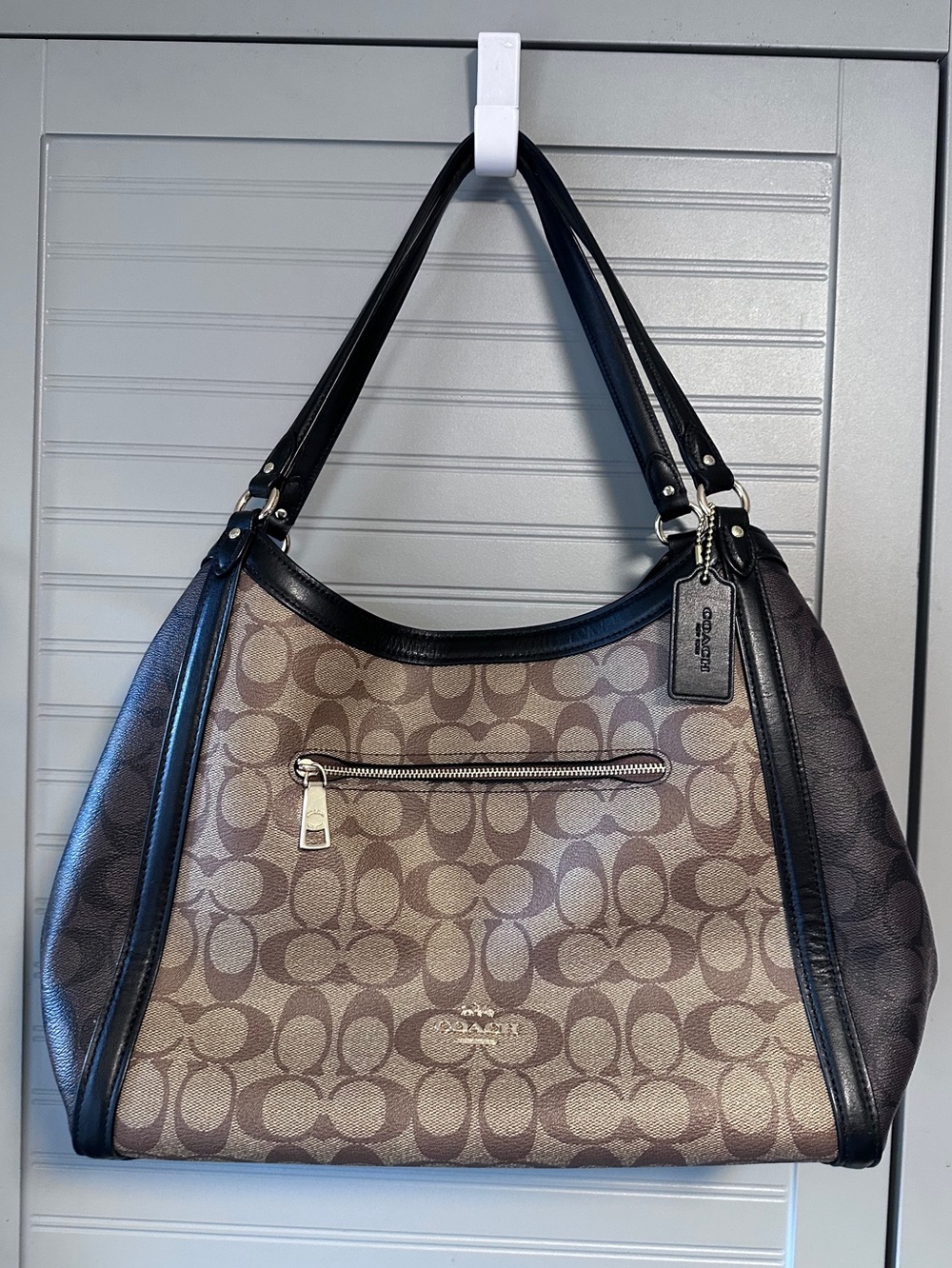 Coach Kristy Shoulder Bag In Blocked Signature Canvas NWOT MSRP: $498.00 - Picture 4 of 16